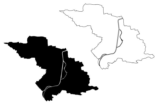 海尔布隆城市地图图片下载