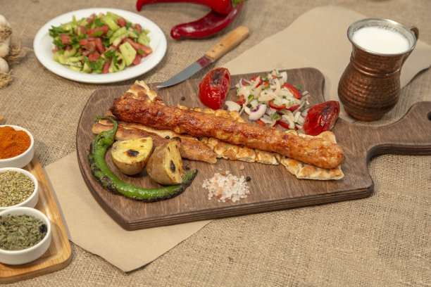 特殊的鸡肉串库存照片图片下载