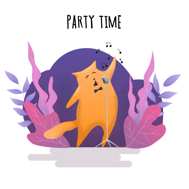 带有噪音和纹理的现代旗帜平面设计。爵士音乐节邀请函。Сat在植物间扮演违禁品。图片下载