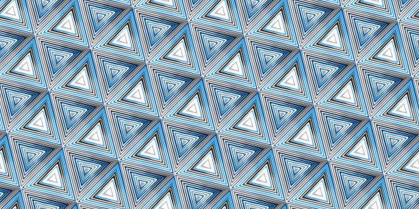 矢量几何背景图案与三角形。现代时尚的背景。图片下载