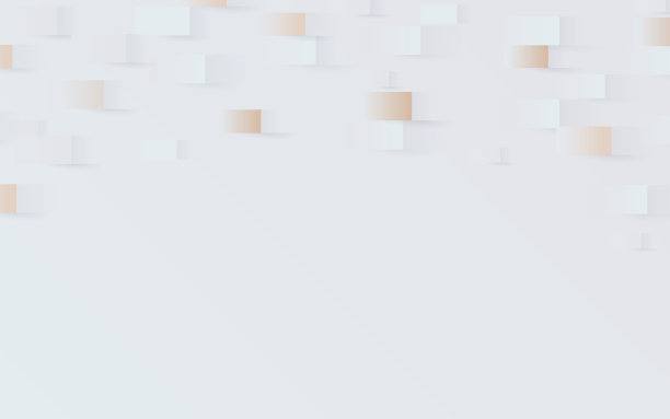 抽象的三维几何图案背景与白色和金色。矢量图图片下载