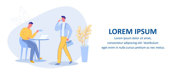 商务午餐或与人共进早餐。图片下载