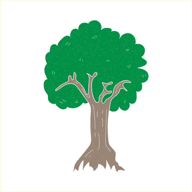 树手绘矢量设计图片下载