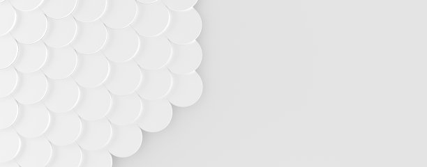 整洁的白色背景和复制空间(3D插图)图片下载