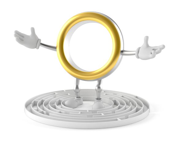 迷宫中的婚礼戒指图案图片下载