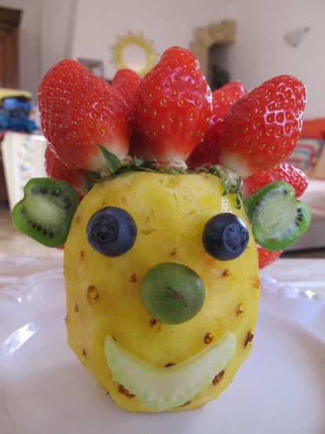 脸从水果。图片下载
