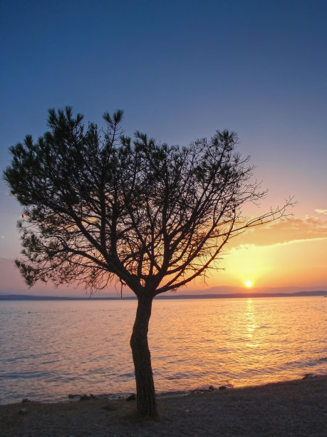 亚得里亚海日落图片下载