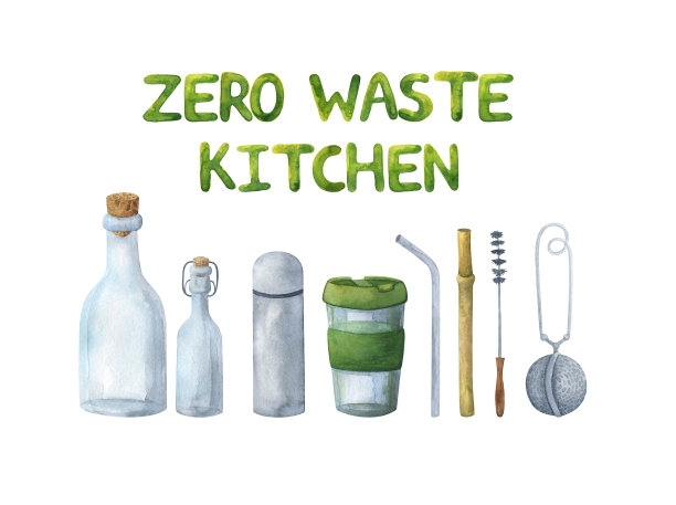 “零浪费”。绿色厨房图片下载
