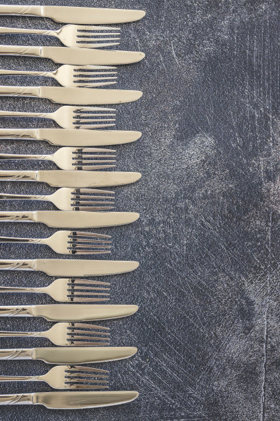 刀和叉的背景图片下载