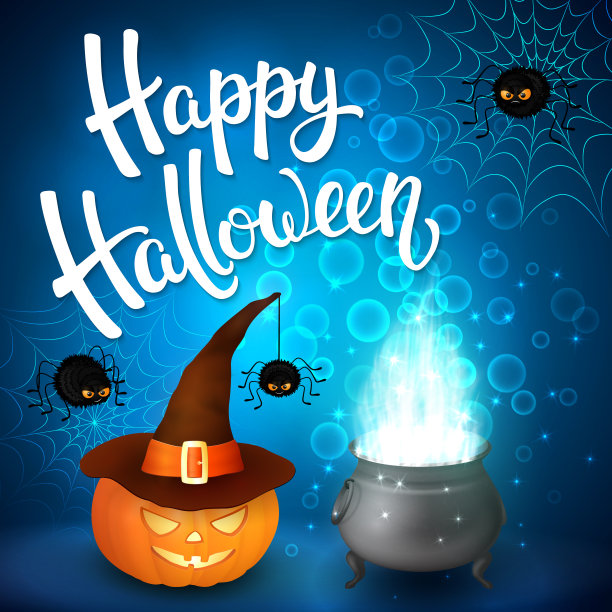 万圣节海报素材ID：352947612