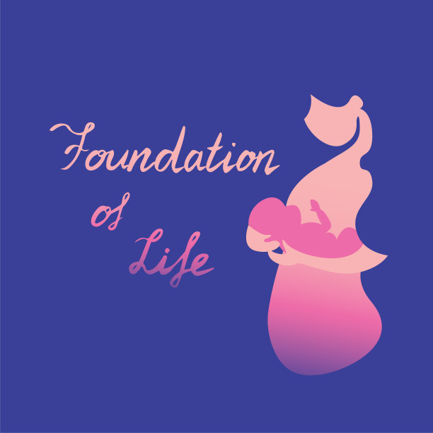 母乳喂养母亲和儿童的象征向量插图图片下载