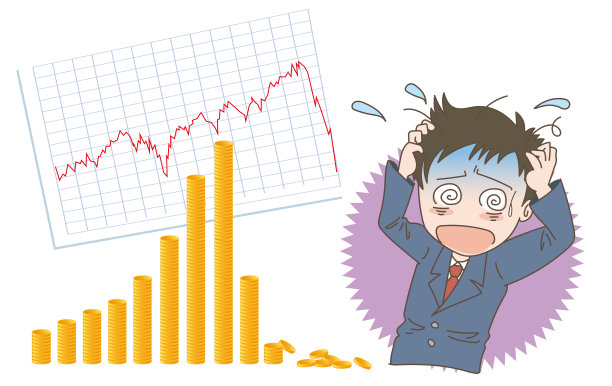 经济崩溃的画面-震惊的男人图片下载