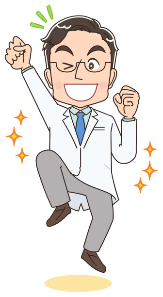 一个穿白大褂的男医生。他有积极的情绪。图片下载