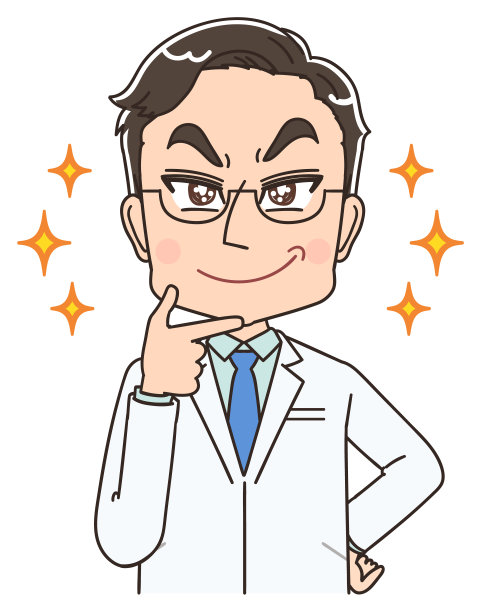 一个穿白大褂的男医生。他有积极的情绪。图片下载