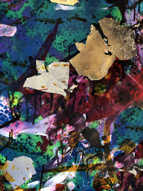 油漆洒在工作台上图片下载