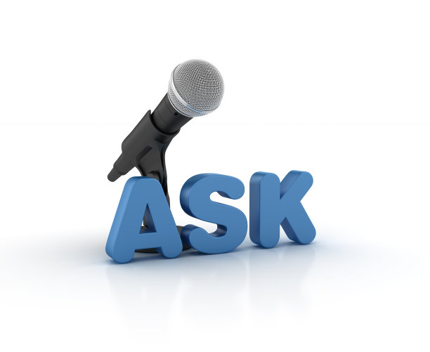 麦克风与问字- 3D渲染图片下载