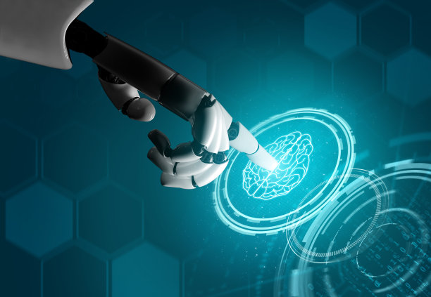 未来机器人人工智能概念。图片下载