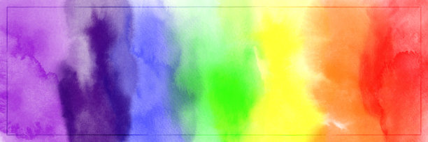 抽象彩色彩虹水彩为背景图片下载