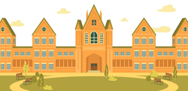 古建筑成功大学与公园。素材图片