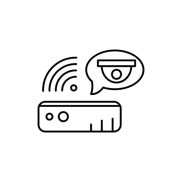 Echo Dot语音助手，相机图标，UI和UX矢量元素图片下载