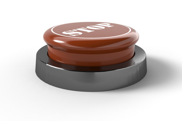 STOP红色按钮图片下载