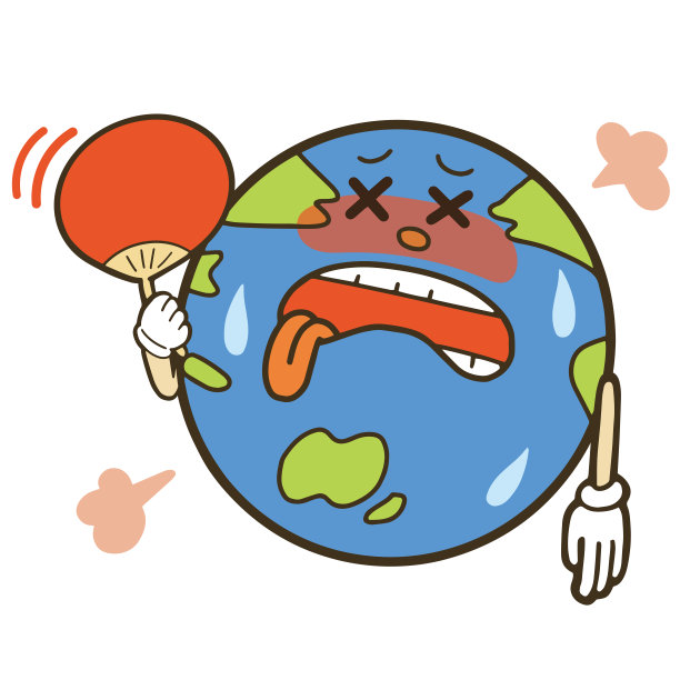 地球特性的插图。这张图片说明了一个环境问题。图片下载