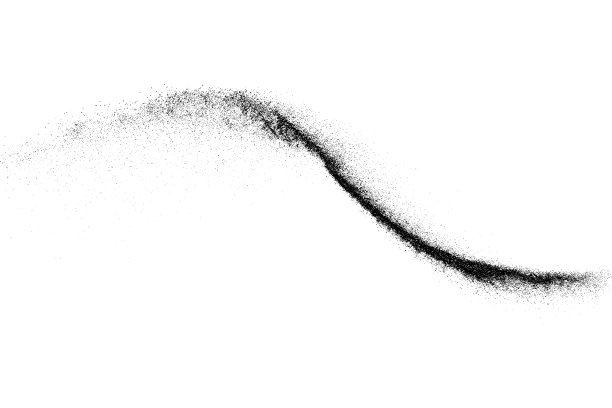 黑色颗粒状波浪纹理图片下载