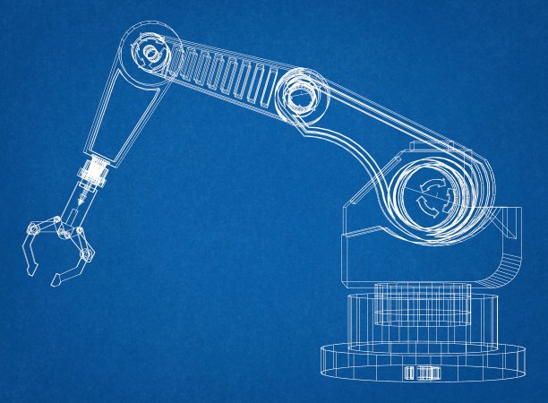 工业机械臂蓝图图片下载