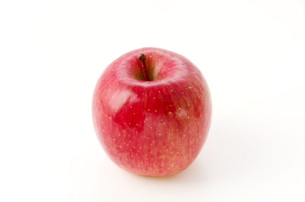 白色背景上的新鲜苹果“太阳富士”图片下载