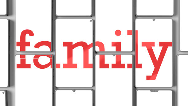 手机动画的3d渲染。标题是由屏幕上的碎片组成的图片下载