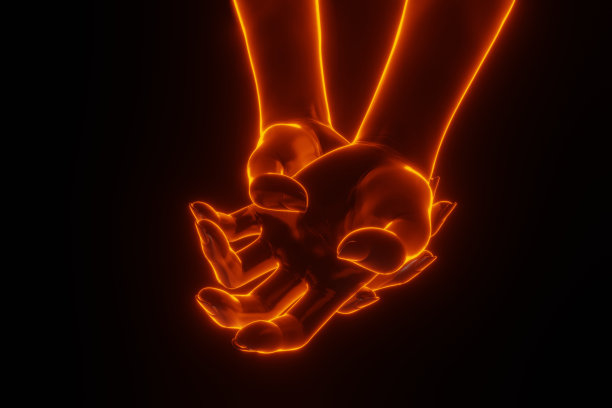 手的近距离观察。疼痛的概念。图片下载