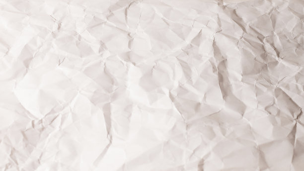 皱巴巴的白纸背景。图片下载