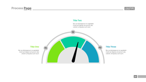 带有箭头幻灯片模板的流程图图片下载