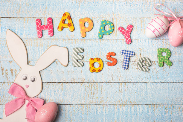 复活节快乐背景图片下载