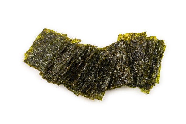 海苔孤立在白色上。图片下载