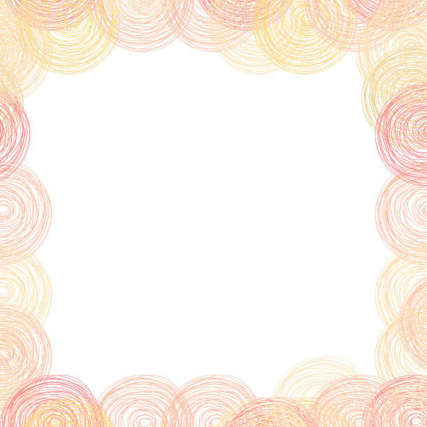 彩色圆圈手绘背景。图片下载