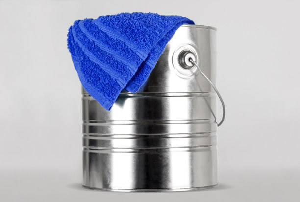 油漆洒出浴巾，概念图片下载