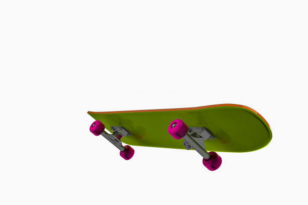 3d渲染滑板甲板孤立在白色背景库存照片图片下载