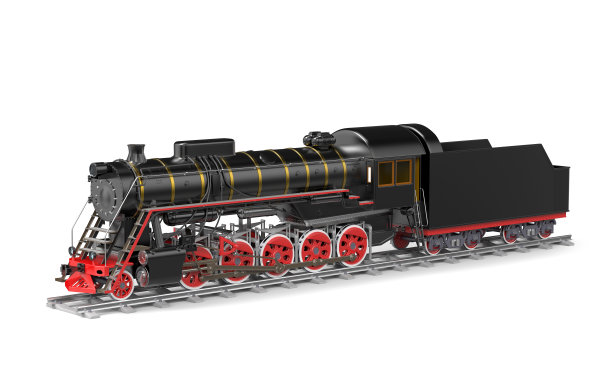 俄罗斯老式蒸汽火车图片下载