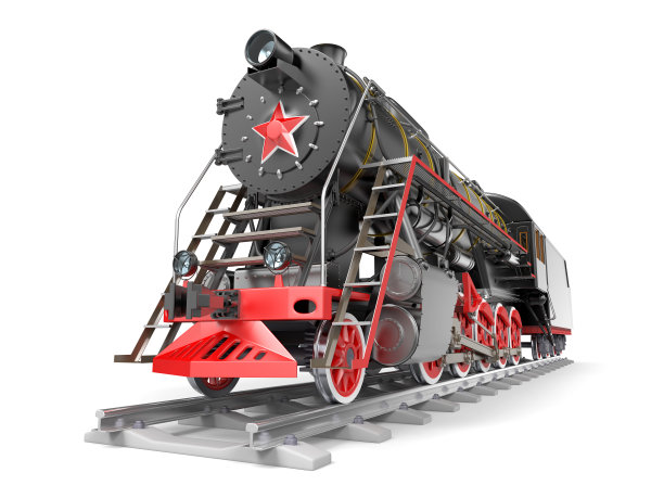 俄罗斯老式蒸汽火车图片下载