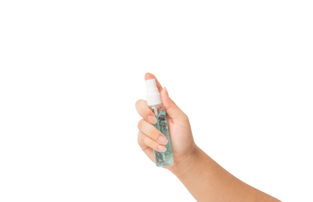 用酒精消毒液洗手图片下载