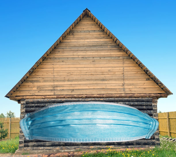 医用口罩，预防流感感染。图片下载