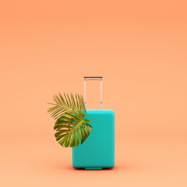 复制行李空间的背景，3d插图，3d渲染图片下载