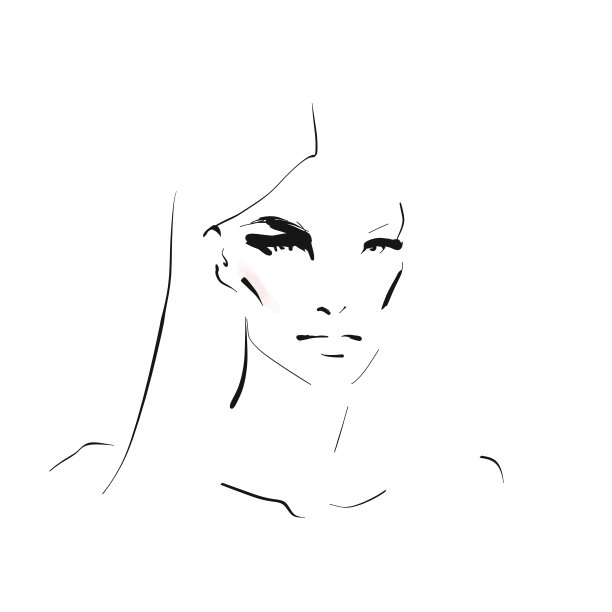 美丽的年轻女子的脸图片下载