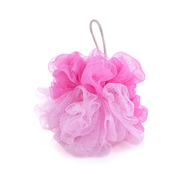 沐浴用的身体磨砂纤维图片下载