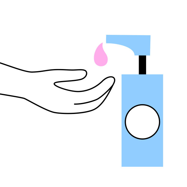 用消毒液洗手图片下载