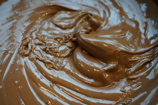 融化的巧克力漩涡背景从上画图片下载
