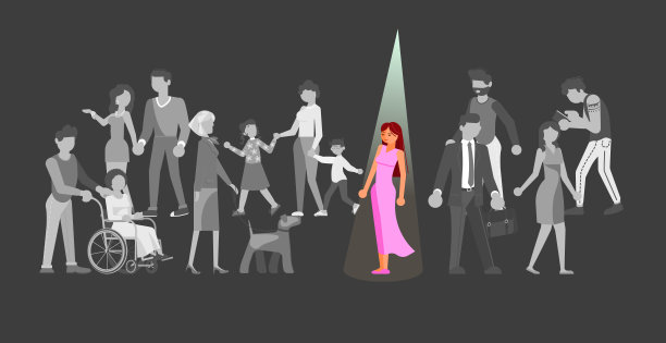 个性或个性的比喻。图片下载