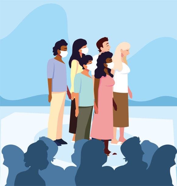 戴医用口罩的人，预防冠状病毒图片下载