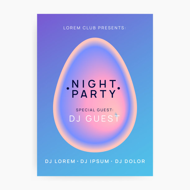 夏季海报和音乐节传单。图片下载